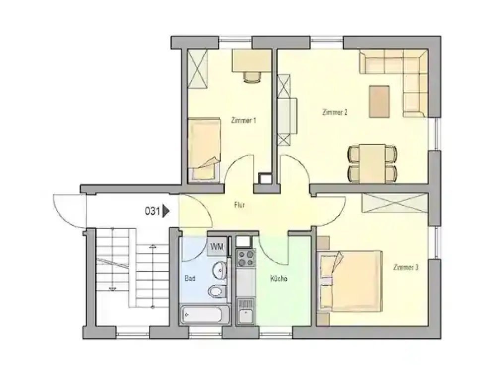 Schöne 3 Zimmerwohnung in Erlangen