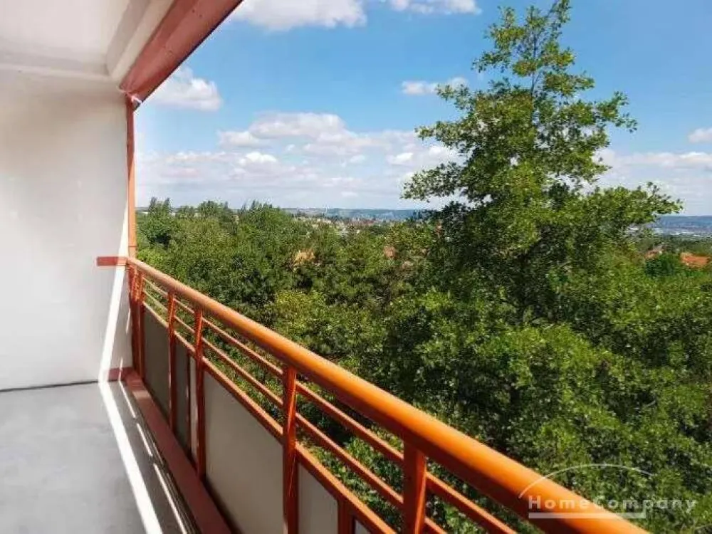18813 HomeCompany Dresden Furnished 3-Room Apartment with Balcony and View of Saxon Switzerland max. 4 Persons