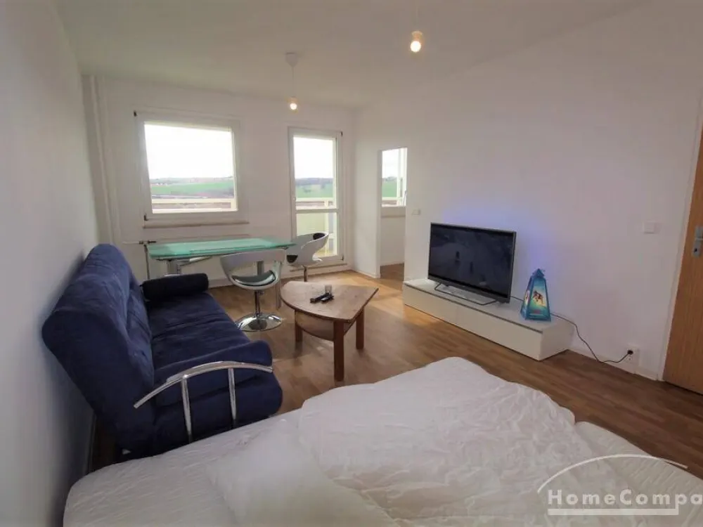 18813 HomeCompany Dresden Furnished 3-Room Apartment with Balcony and View of Saxon Switzerland max. 4 Persons
