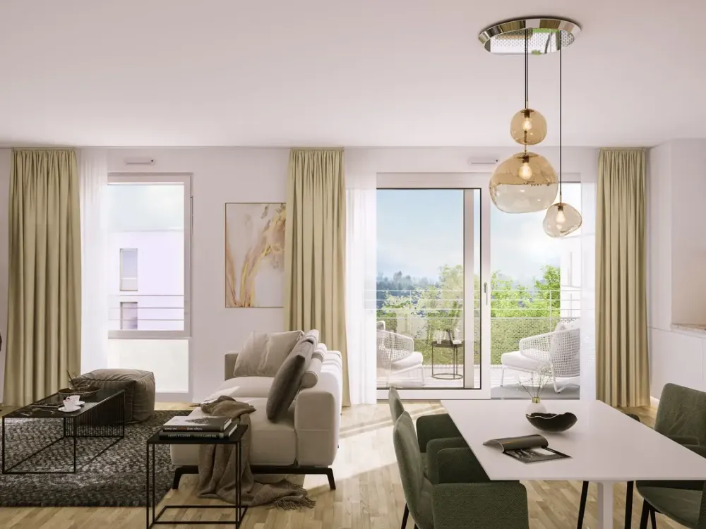 2-Room Apartment with Fitted Kitchen and High-Quality Features