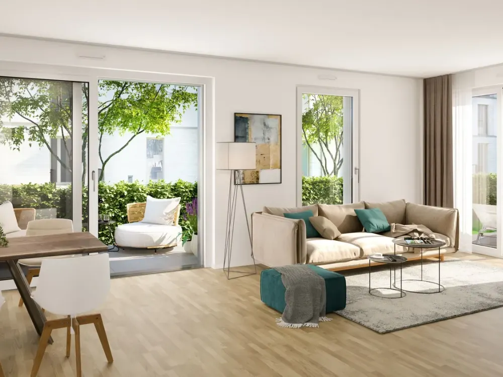 2-Room Apartment with Fitted Kitchen and High-Quality Features