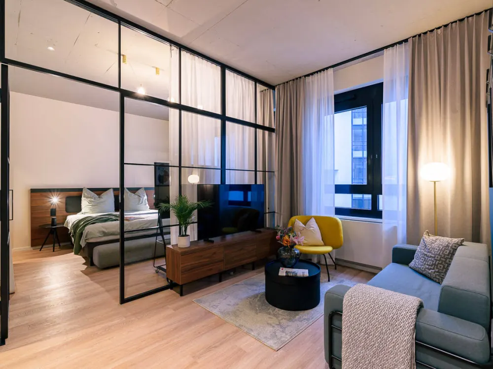 HAVENS LIVING: Kategorie Spacious, 1,5 Zimmer vollmöbliertes Apartment
