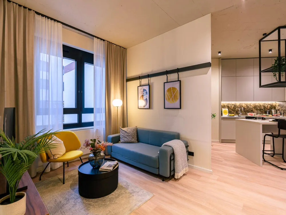 HAVENS LIVING: Kategorie Spacious, 1,5 Zimmer vollmöbliertes Apartment