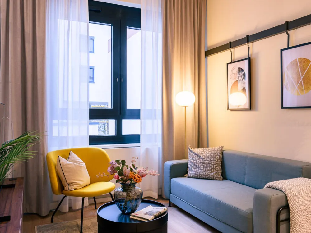 HAVENS LIVING: Kategorie Spacious, 1,5 Zimmer vollmöbliertes Apartment
