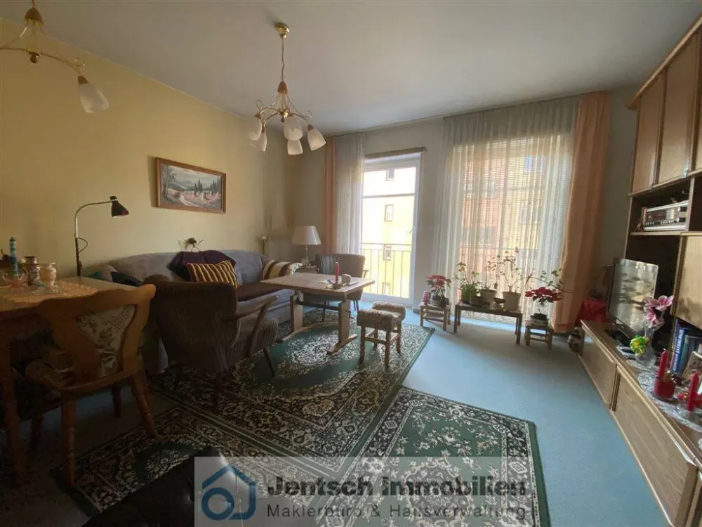 gemütliche 2-Raum Wohnung in Leipziger Südvorstadt mit Balkon zu vermieten