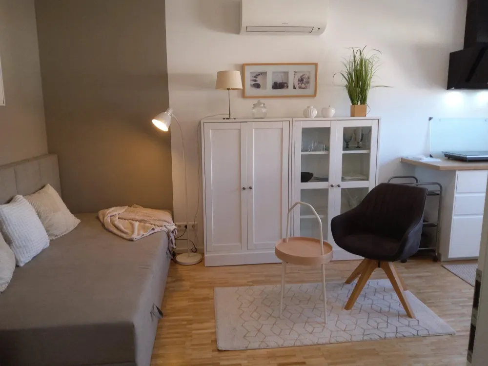 Weingarten near KA, fully equipped new exclusive 1-room apartment
