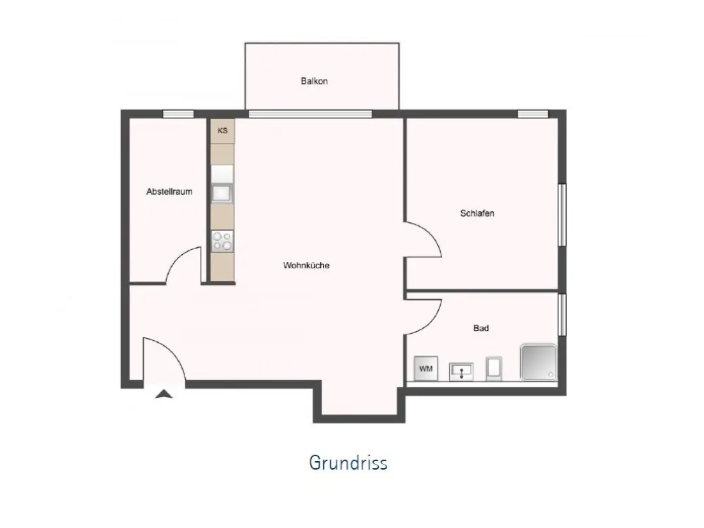 Möbliert in Barmbek-Süd, 65 m² mit Balkon, Übernahme möglich