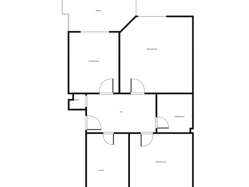 Ruhig wohnen am Grünstreifen! Helle 3-Zimmer-Wohnung mit traumhaftem Balkon