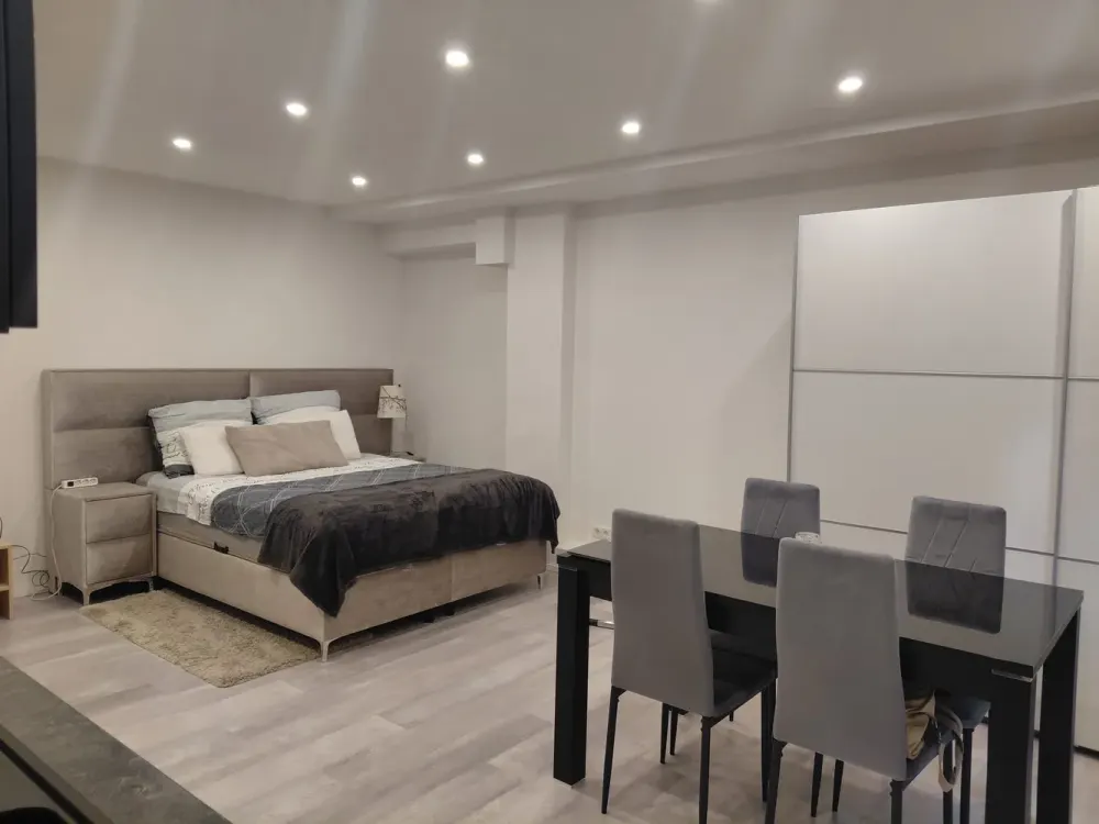 Lichtdurchflutete, moderne 1-Zimmer-Untergeschosswohnung mit Einbauküche