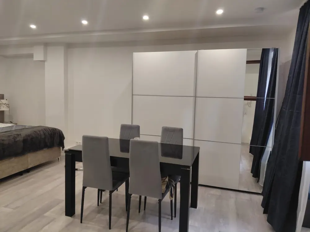 Lichtdurchflutete, moderne 1-Zimmer-Untergeschosswohnung mit Einbauküche
