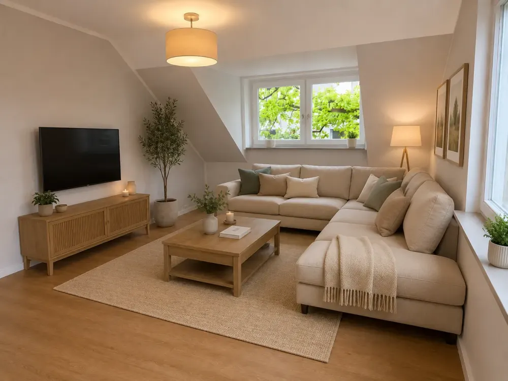 Erstbezug - Frisch kernsanierte, helle 2-Zimmer-Wohnung inkl. Dachboden ruhig und trotzdem zentral