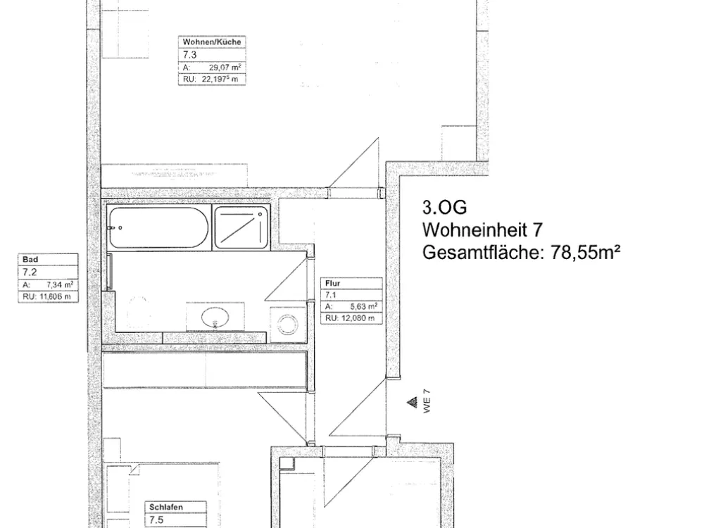 Schöne 3 Raum mit Balkon und Aufzug in Striesen zu vermieten