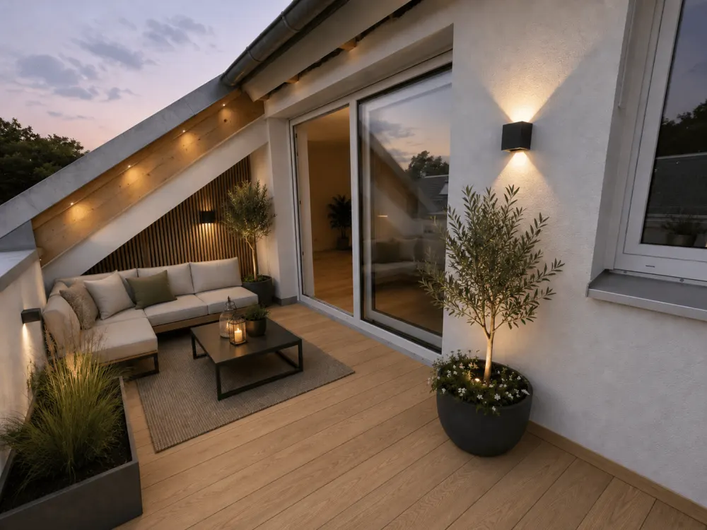 Exklusive 3,5-Zimmer-Dachgeschosswohnung mit großer Dachterrasse in Dresden-Klotzsche