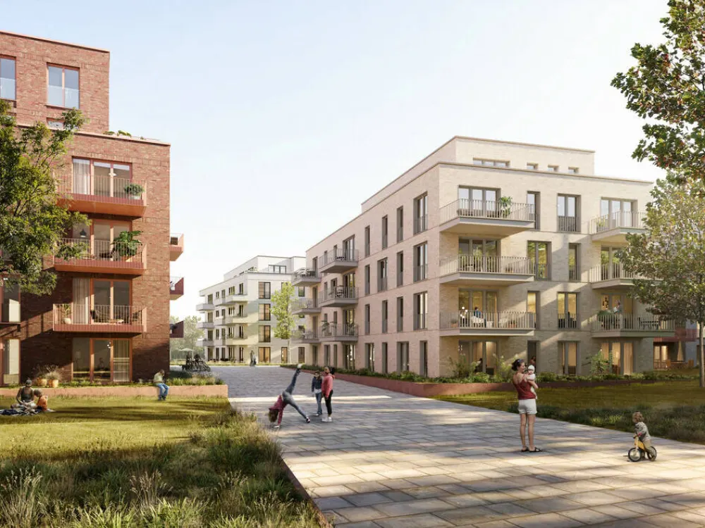 Charmante Neubauwohnung zur Miete in den Eidelstedter Höfen - Wentzel Dr.