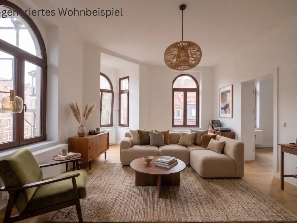 Completely Modernized 4-Room Old Building Apartment in the List - Real Wood Parquet, LEICHT Kitchen, Elevator