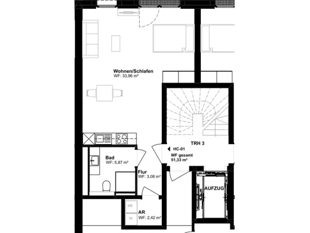 Neubau Erstbezug: Exklusive und hochwertig ausgestattet 1 Zimmer Terrassenwohnung in Hastedt -Haus C