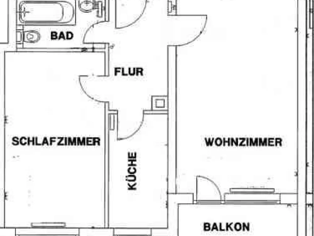 Ihr neues Zuhause: ansprechende 2-Zimmerwohnung mit Balkon
