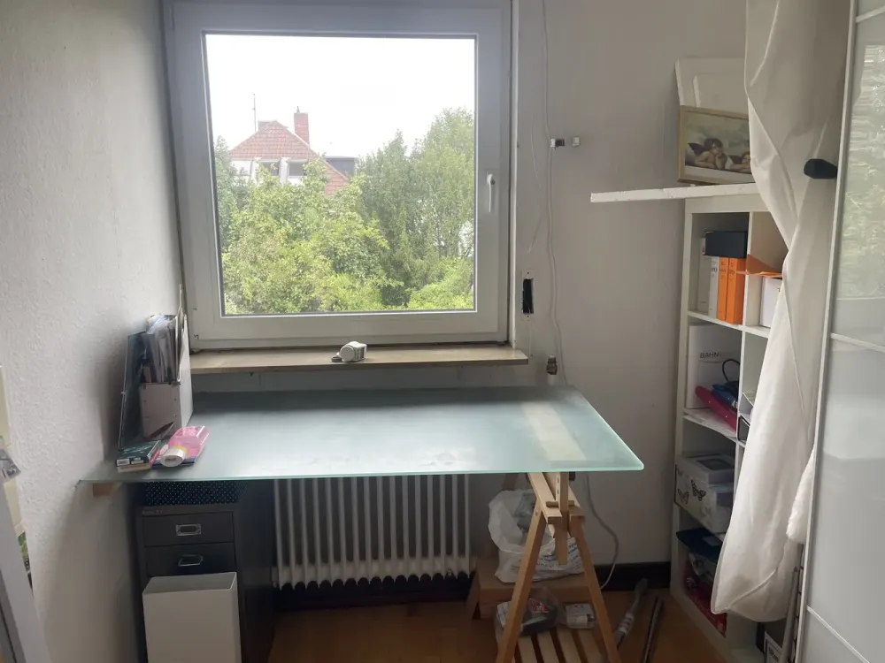 Helle 72qm Wohnung auf Zeit in Ffm-Eschersheim mit Balkon, Garten & Schwedenofen-