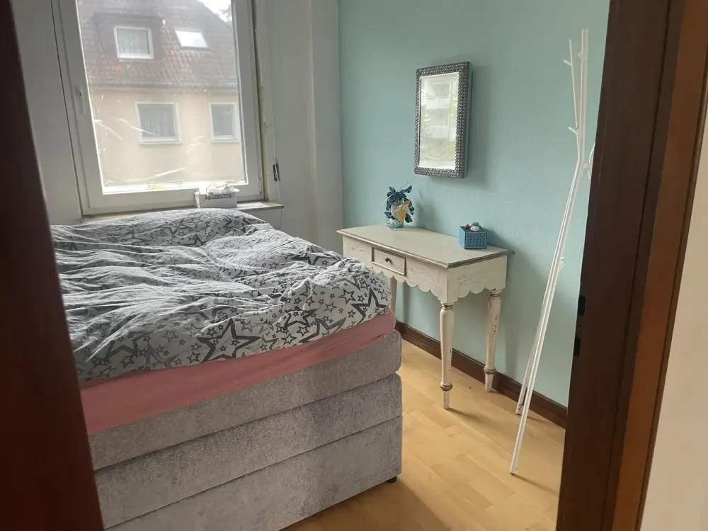 Helle 72qm Wohnung auf Zeit in Ffm-Eschersheim mit Balkon, Garten & Schwedenofen-