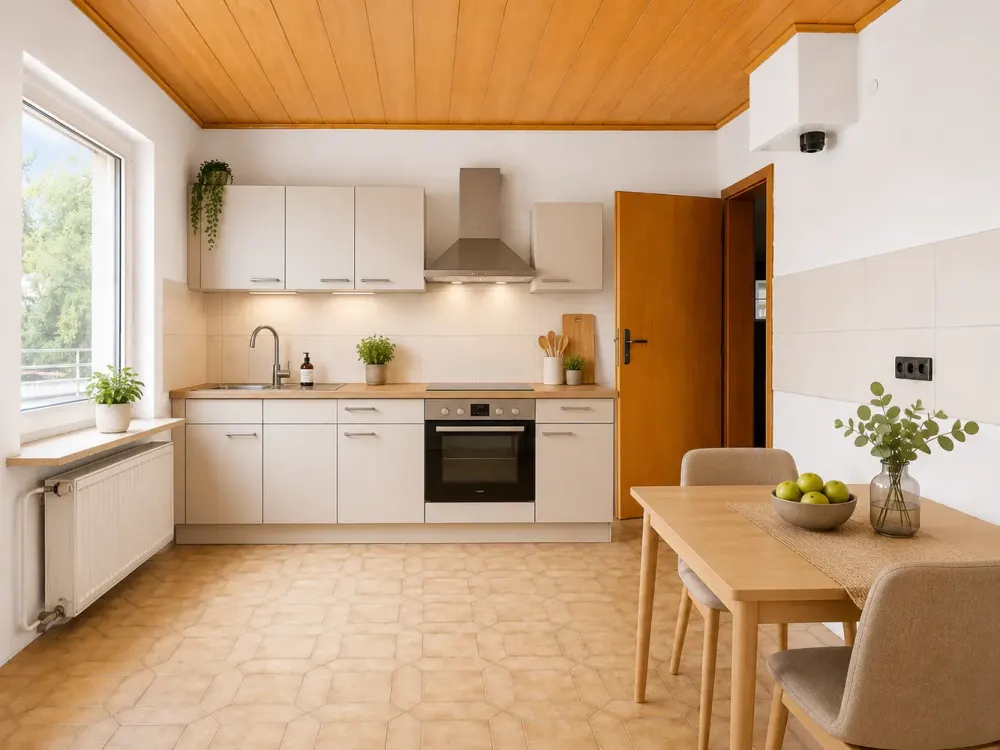 Wohnen wie im eigenen Haus: 3,5 Zimmer auf ca. 110 m² mit eigenem Eingang, Hof, Garten & Garage