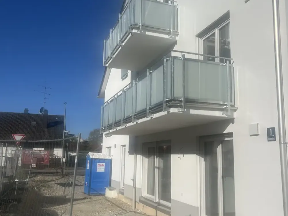 NEUBAU - Modernes Wohnen mit Stil - 2-Zimmer-Wohung mit EBK und großem Balkon in ruhiger Wohnlage