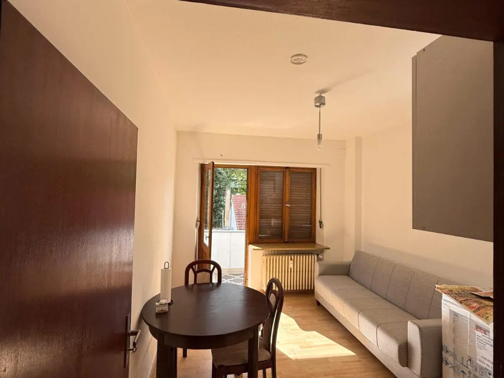 25qm Single-Apartment mit Balkon,Küche & Waschmaschine