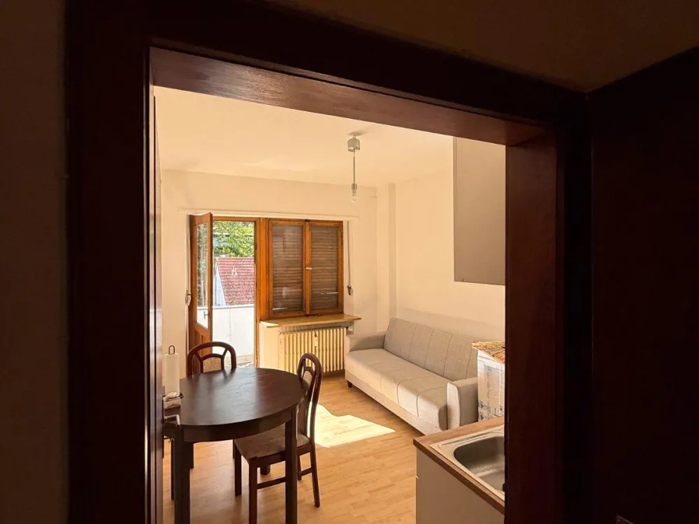 25qm Single-Apartment mit Balkon,Küche & Waschmaschine