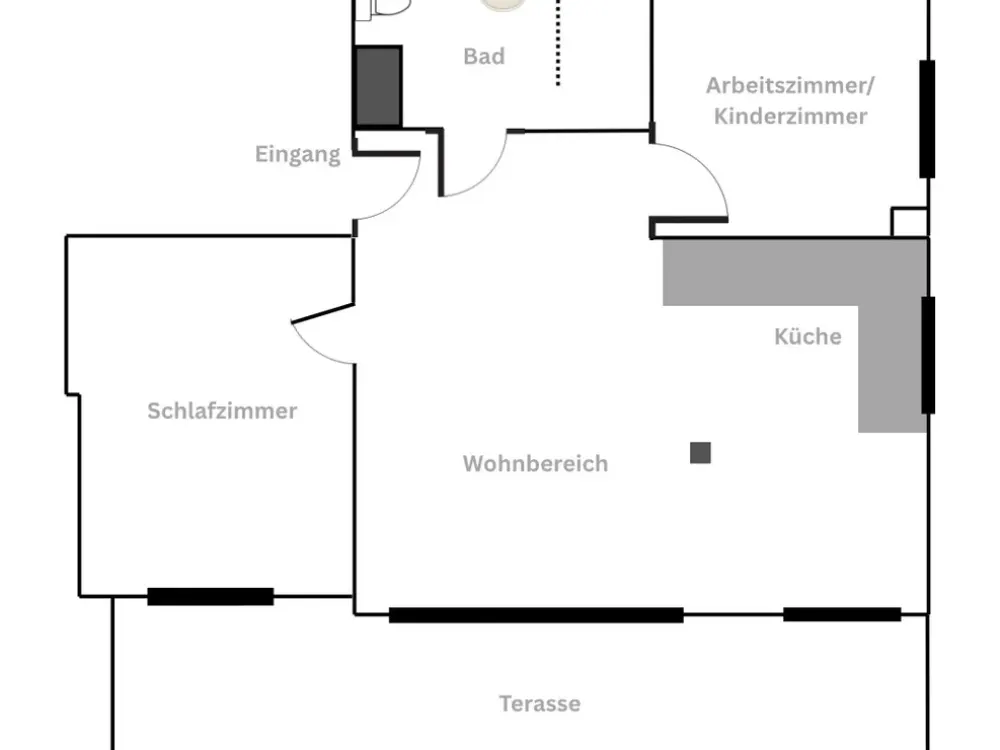 Moderne 3-Zimmer-Wohnung in Köln-Niehl direkt am Rhein
