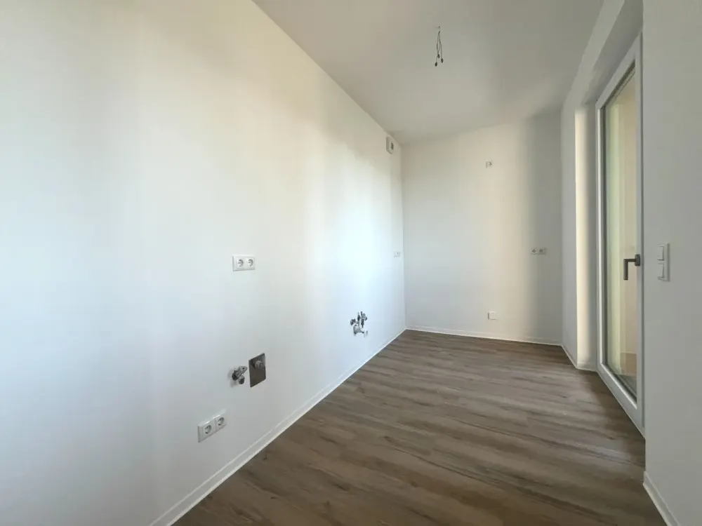 Stilvolle 3-Zimmer-Neubauwohnung mit Badewanne, Dusche und Loggia im Zentrum-Ost | Optional EBK