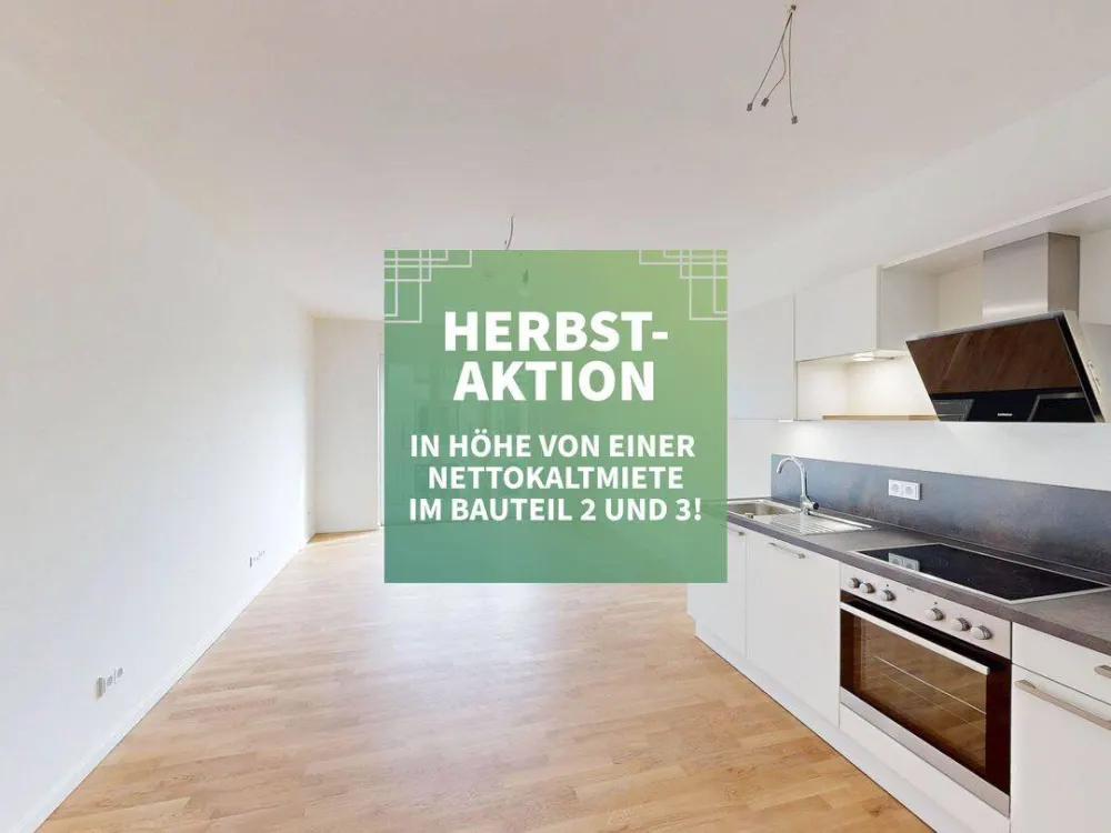 Moderne 2-Zimmer-Wohnung in Friedenau: Erstbezug mit Balkon und Einbauküche