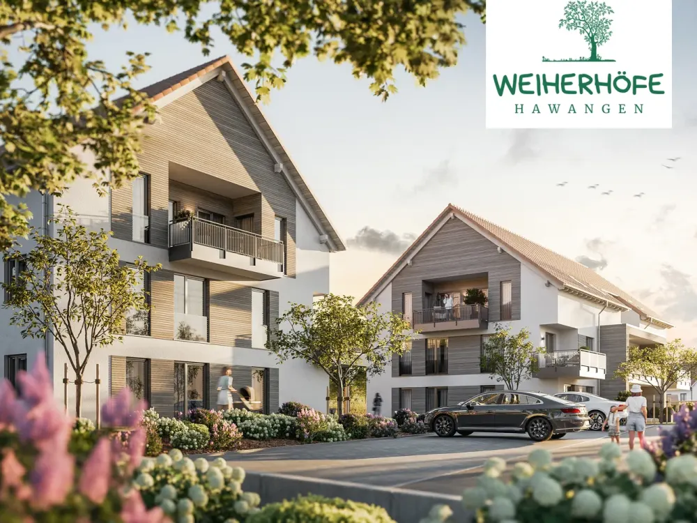Wohnung B08 | Moderne 2-Zimmer-Dachgeschosswohnung mit Loggia