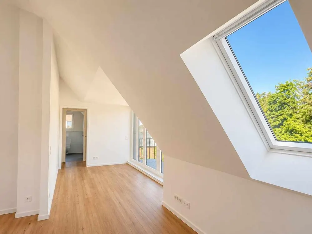 Exklusive Neubau-Dachgeschosswohnung mit Balkon in Toplage von Poppenbüttel
