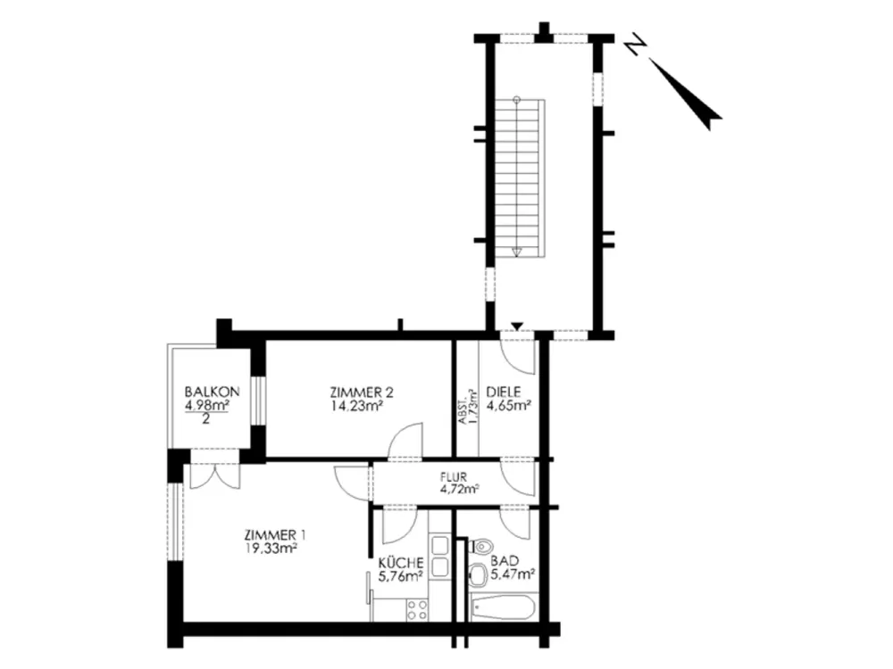 schöne 2 Zimmer- Whg. für 2 Personen mit WBS aus S-H + aktuellem Arbeits-/Wohnsitz in Pinneberg!