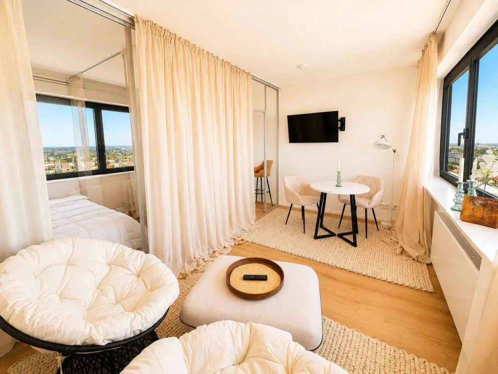 Fully furnished high-rise residence 29F/ W5 Panorama views over Hamburg