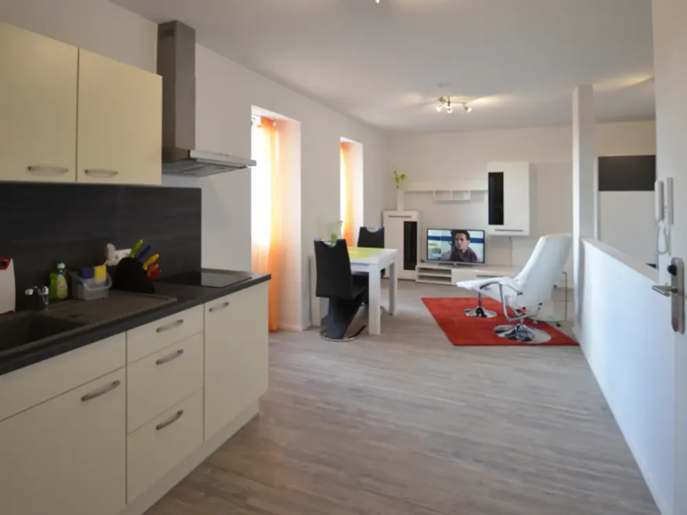 Großzügiges 1-Zimmer-Apartment, wohnlich & komplett ausgestattet, zentral in Raunheim