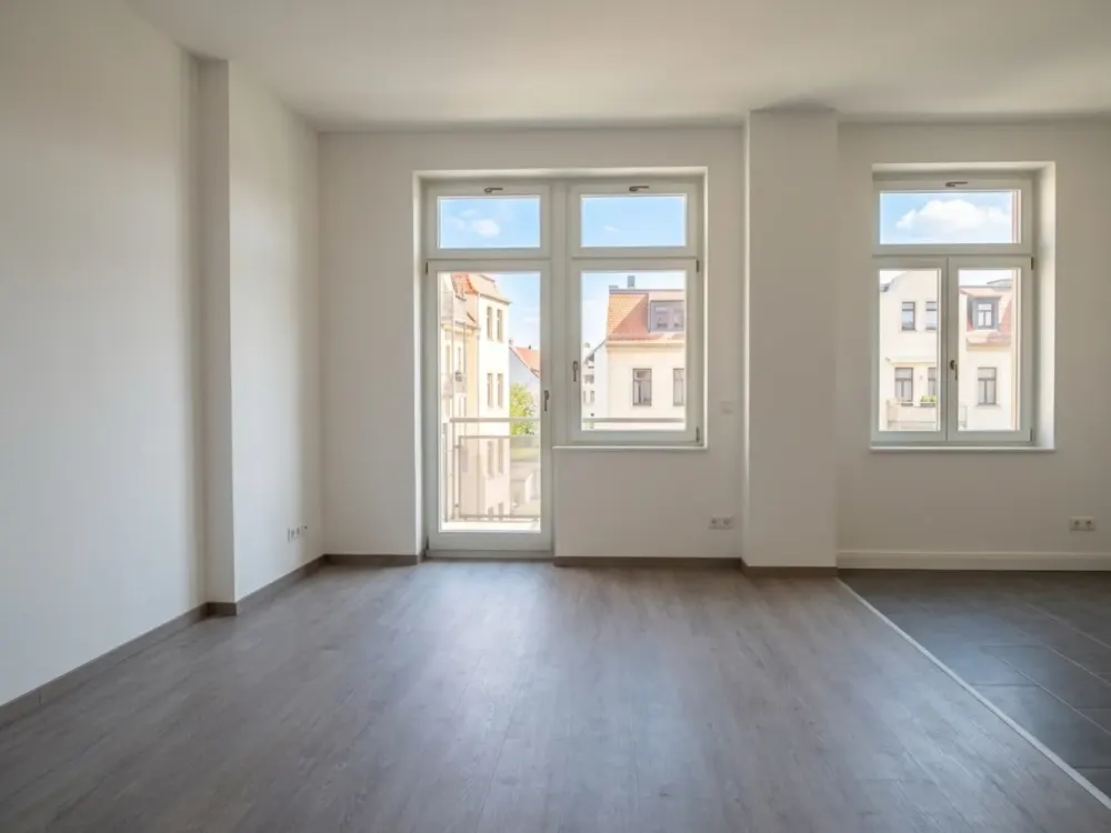 Moderne Etagenwohnung zur Miete mit Balkon in Dresden Friedrichstadt - Wentzel Dr.