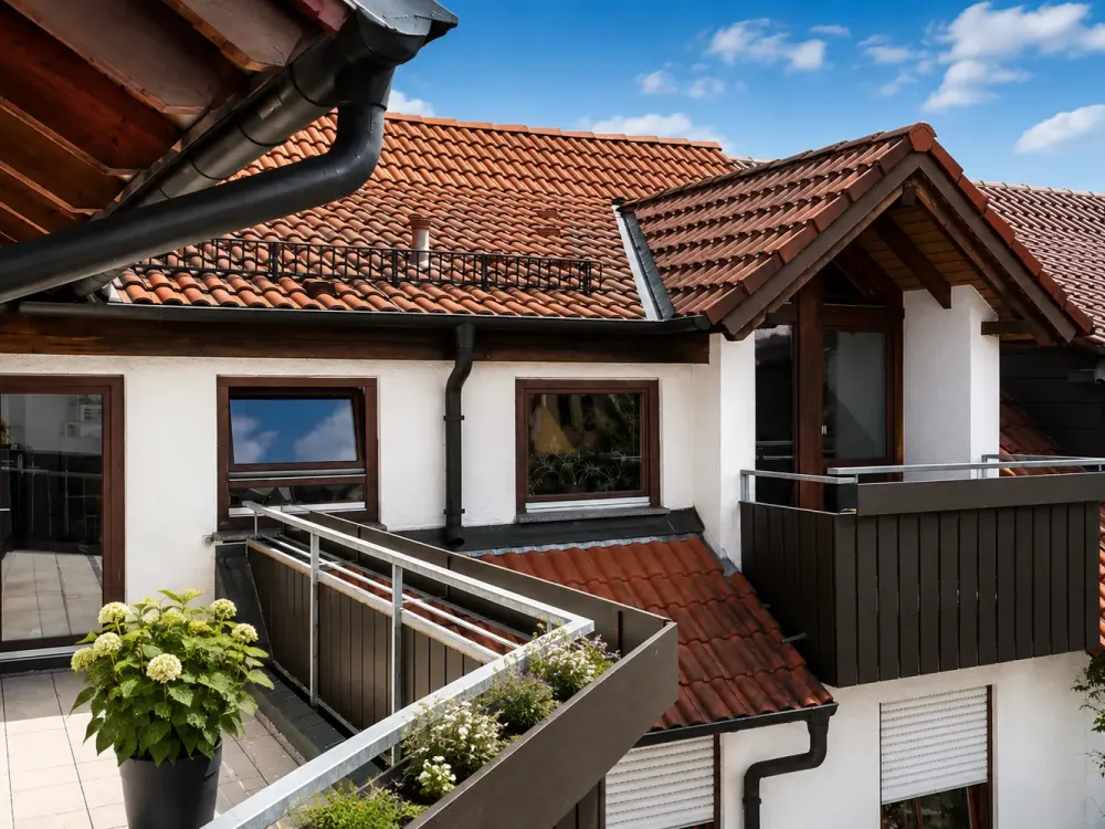 Beneidenswerte 3,5-Zimmer-Galeriewohnung im Atelierstil mit EBK, Balkon und Dachterrasse