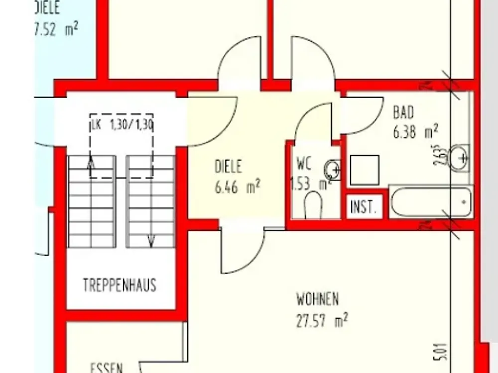Freundliche 3-Zimmer-Wohnung zur Miete in Winnenden