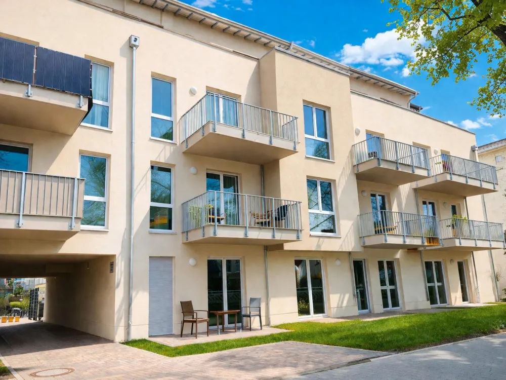 Hochwertige 4-Zimmer Wohnung im EG mit TERRASSE und EBK im Weißenseer Neubauquartier