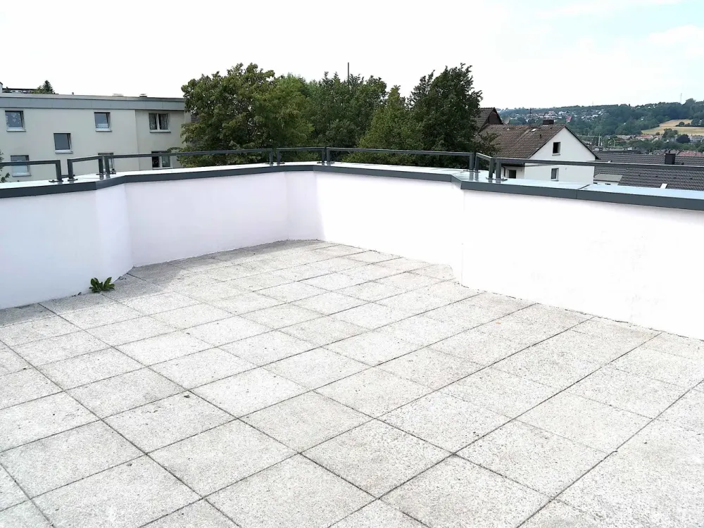 Hagen Haspe, 2 1/2 Room Apartment with Large Roof Terrace and Fitted Kitchen