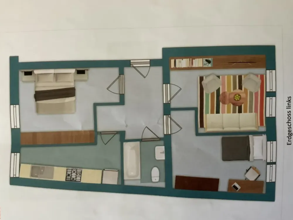 3-Zimmer EG-Wohnung, Ideal für Paar oder WG