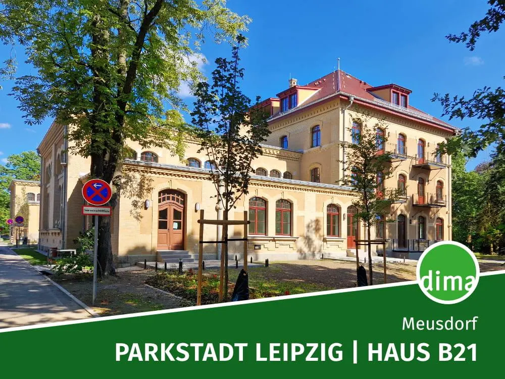 ERSTBEZUG Parkstadt Leipzig | Dachtraum mit Loggia, Duschbad, HWR, Fußbodenheizung, Aufzug u.v.m.