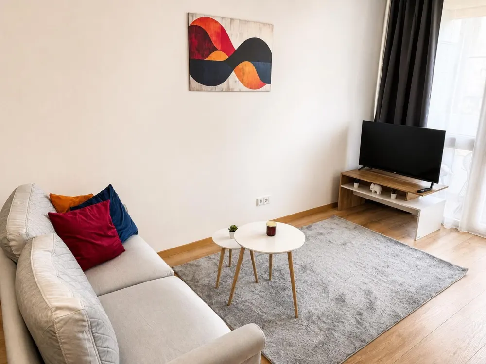 Helles, vollmöbliertes 1-Zimmer-Apartment in München-Bogenhausen