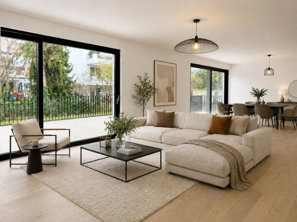 Moderne, hochwertige Vier-Zimmer-Wohnung mit alleiniger Gartennutzung