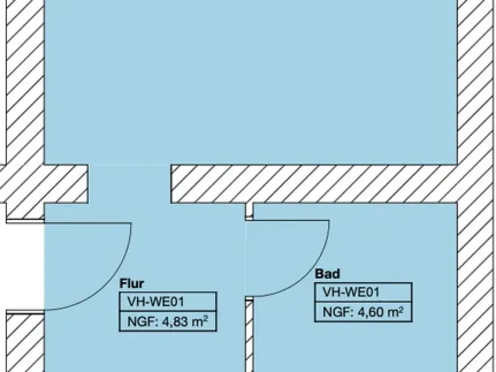Helle 2-Zimmer-Wohnung zu vermieten
