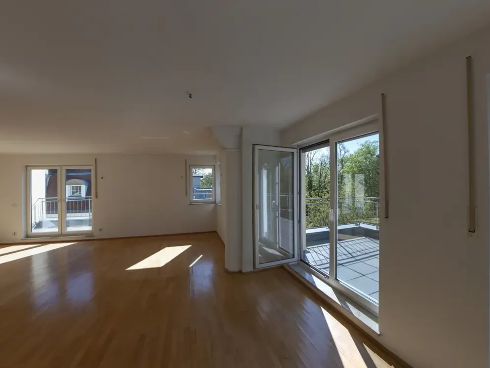 Waldpark Penthouse Dachterrasse 4,5 Zimmer Parkett