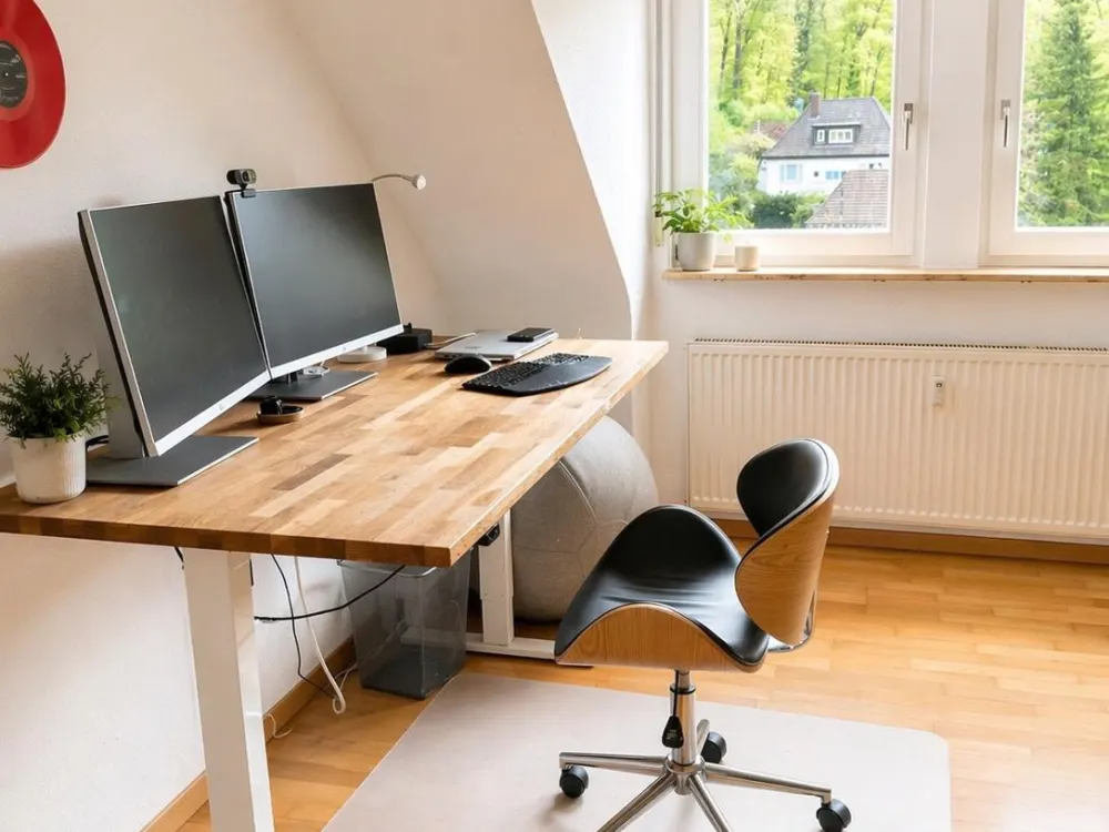 (Befristet) Möblierte 3-Zimmer-Wohnung mit Garten & Garage