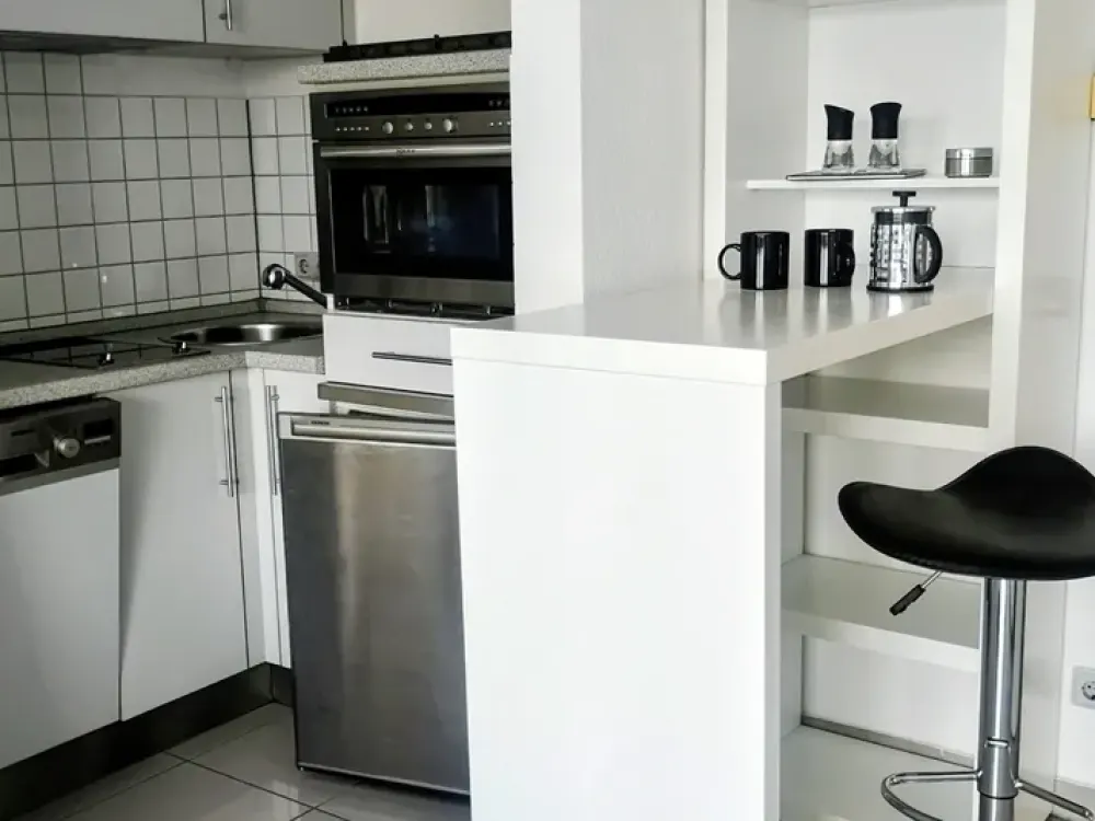 Traumblick aus möbliertem Apartment am Rhein: Wohnen in Köln Zündorf
