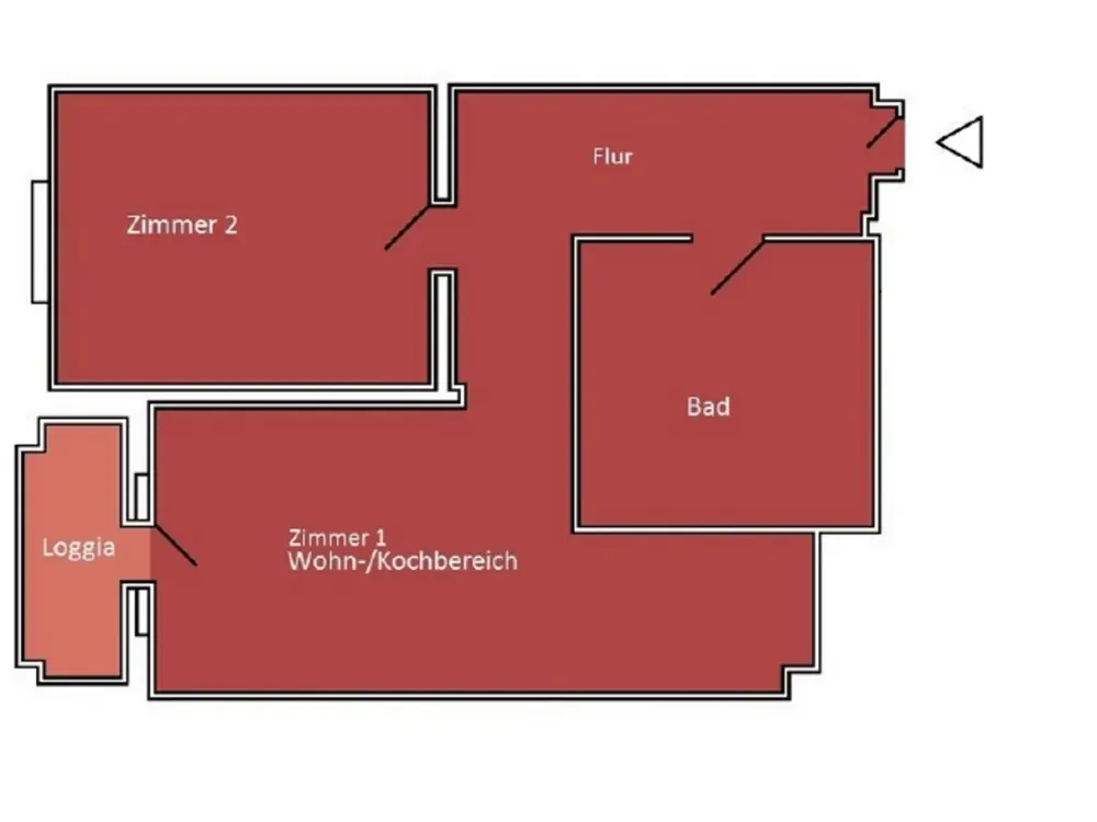 Moderne 2 Zimmer Wohnung nahe dem Sachsentor!