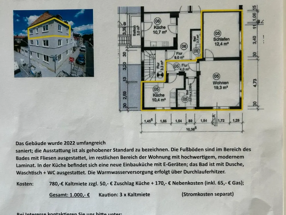 2-Zimmer Wohnung in Huckelriede